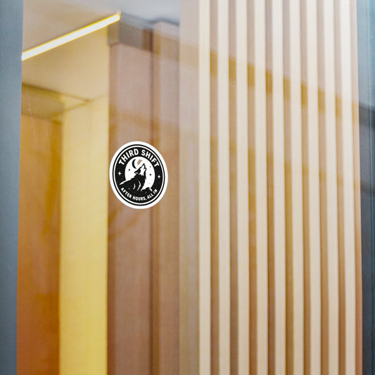 Third Shift Logo — Sticker