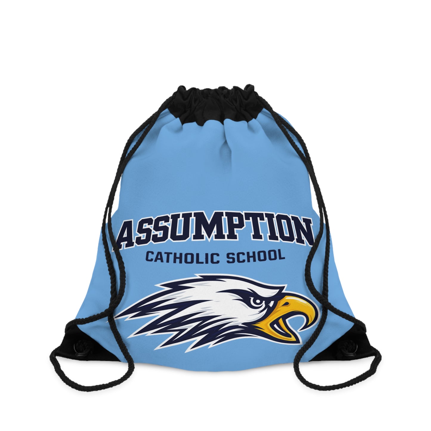 ACS Drawstring Backpack Carolina Blue