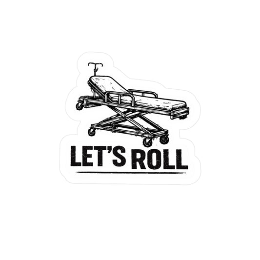 "Let's Roll" — Sticker