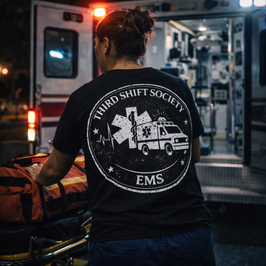 EMS EMBLEM TEE - THE FIRST RESPONDER COLLECTION