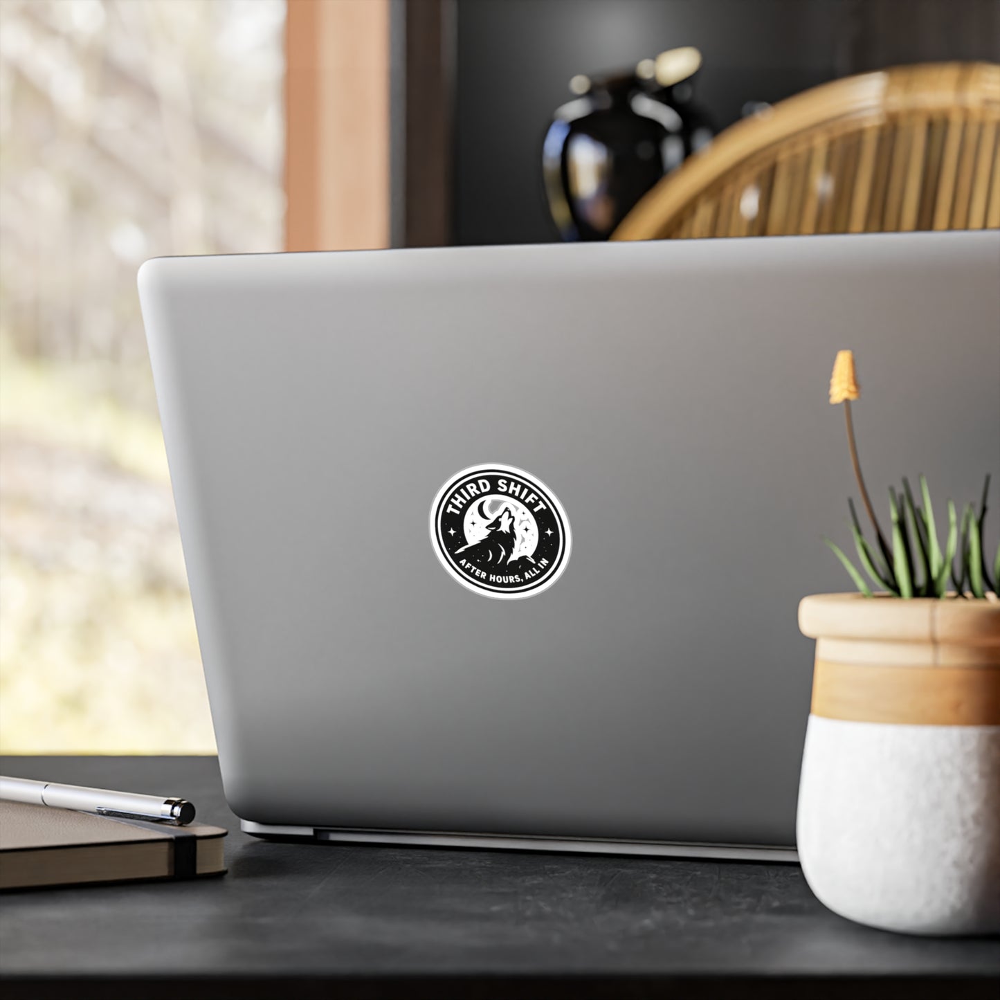 Third Shift Logo — Sticker