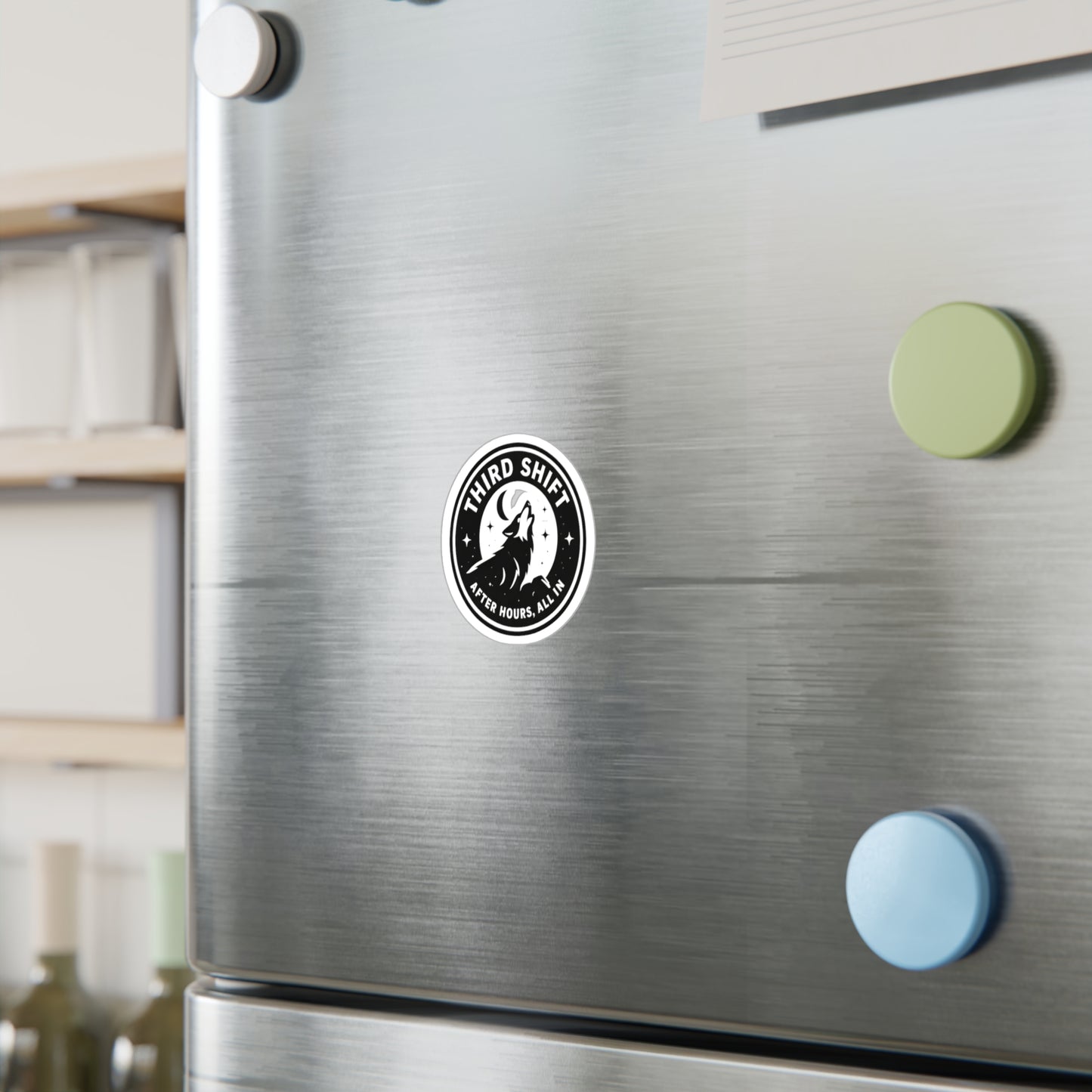 Third Shift Logo — Sticker